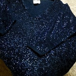 Sequin sweater